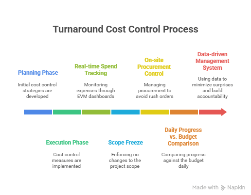 Turnaround cost control