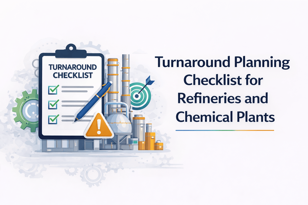 Turnaround Planning Checklist for Refineries and Chemical Plants